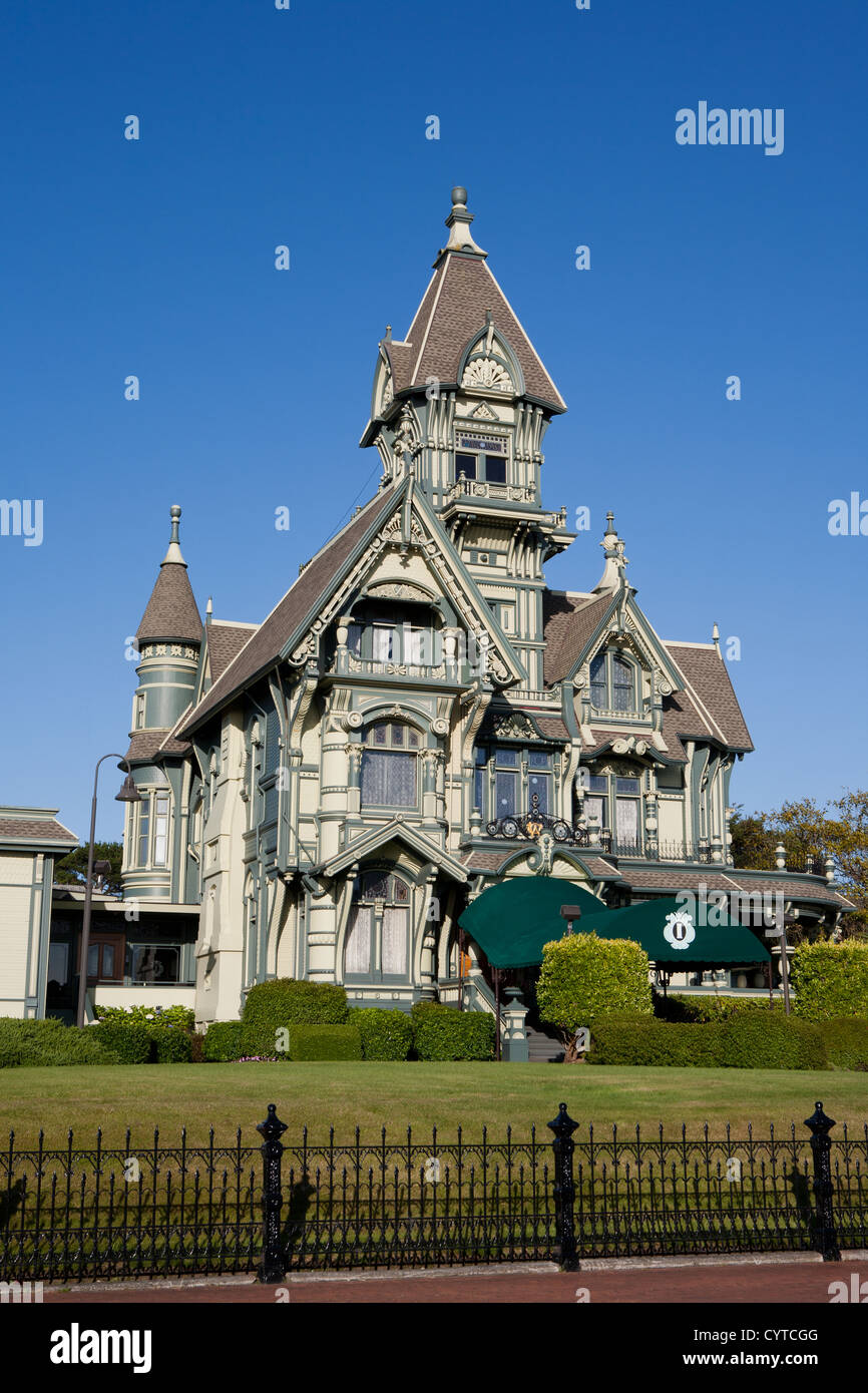 Carson mansion eureka california hi-res stock photography and