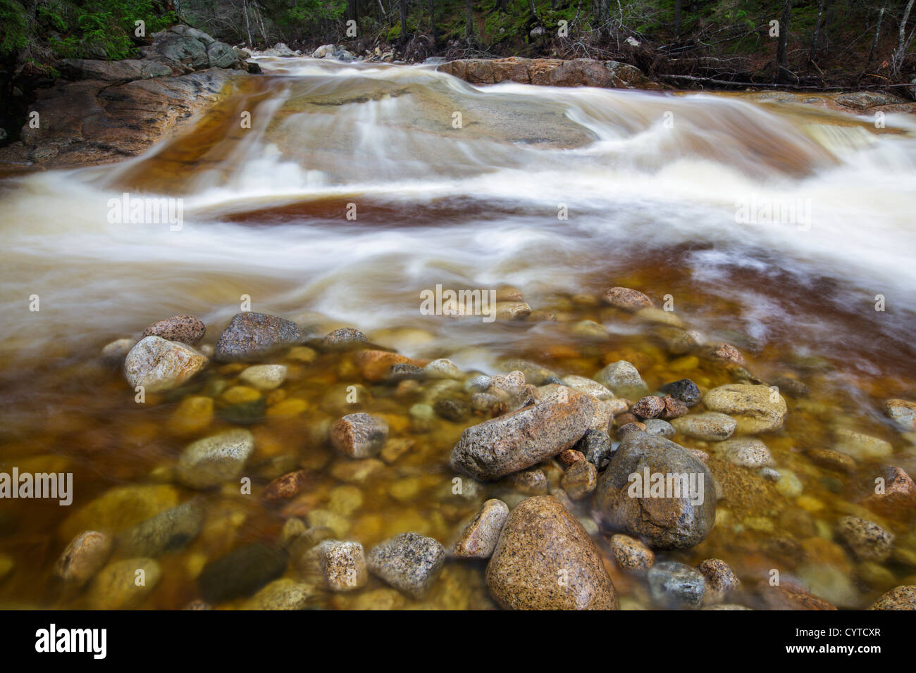 Otter Rocks day use area along the Kancamagus Scenic Byway (route 112