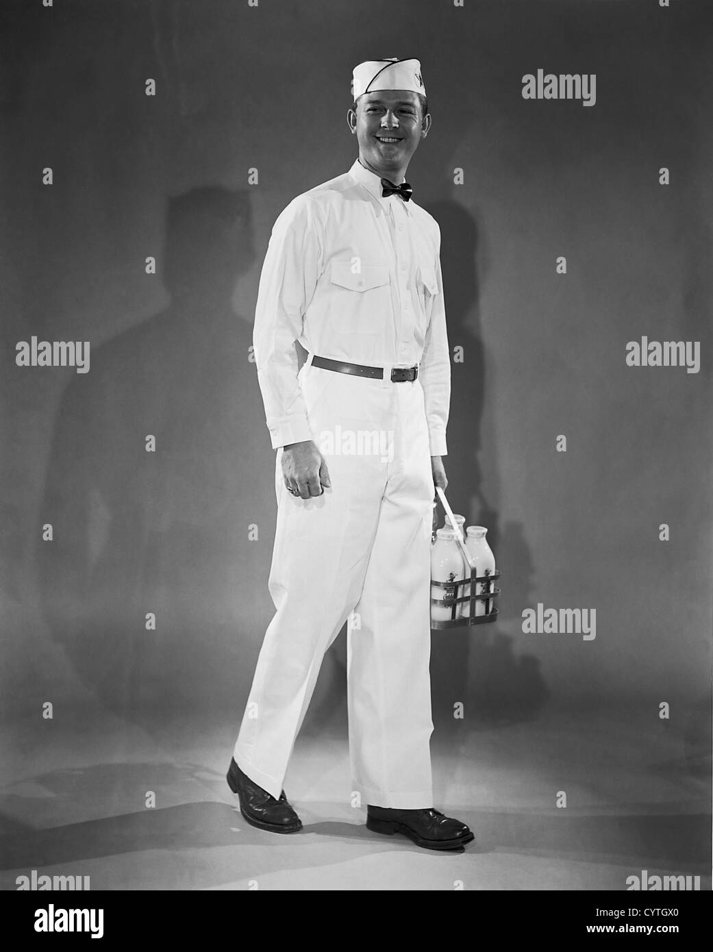 Milkman black and white hi res stock photography and images Alamy