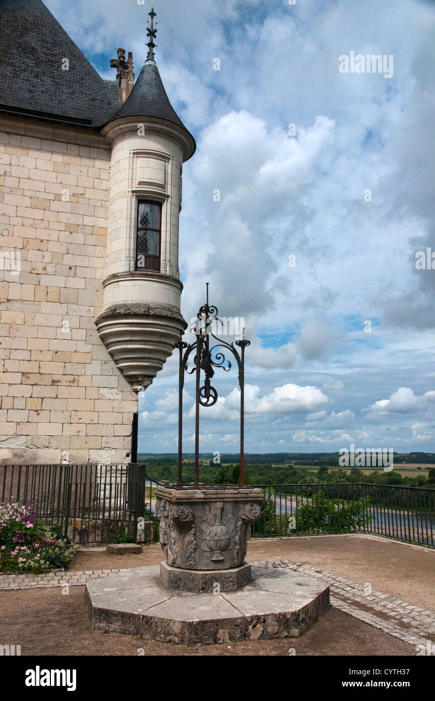 The Château de Chaumont is a castle in Chaumont-sur-Loire, Loir-et-Cher, France. Stock Photo