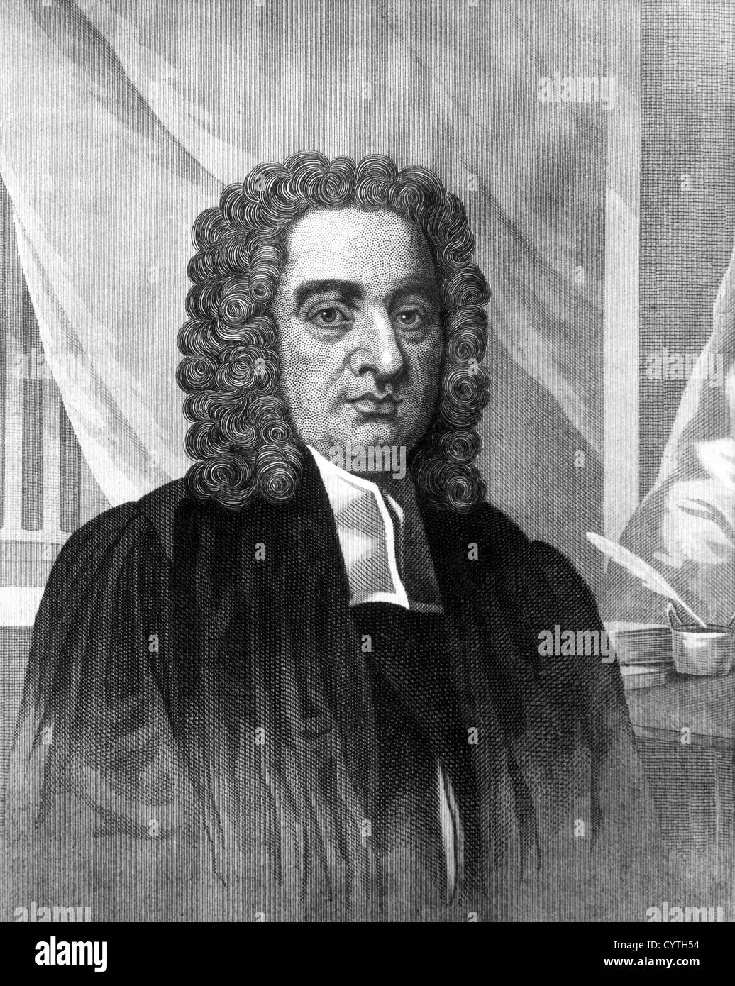 Jonathan Swift, English satirist and clergyman Stock Photo