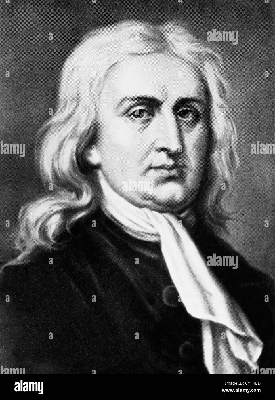 Sir Isaac Newton Stock Photo