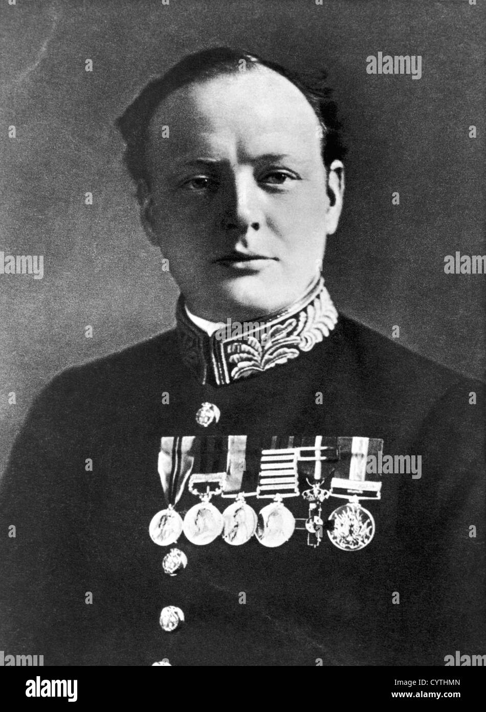 Sir Winston Spencer Churchill Stock Photo