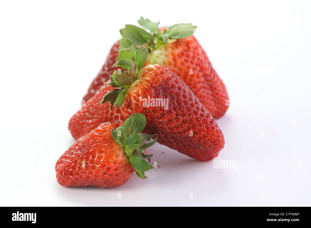 Fresh and tasty strawberries over white background Stock Photo - Alamy
