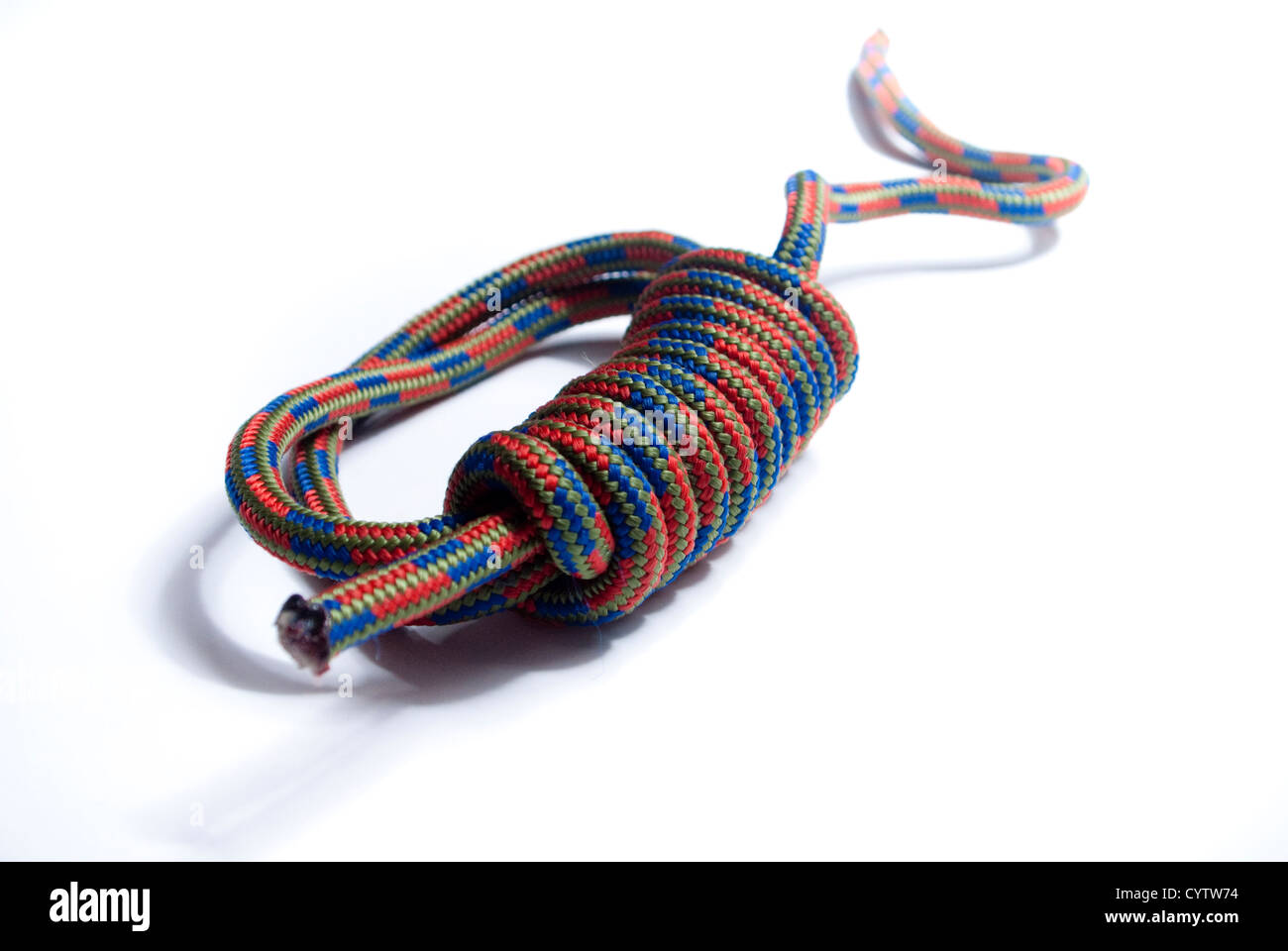 Bangaed Rope coloured rope bundled up Stock Photo - Alamy