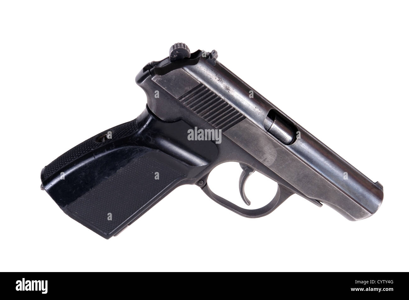 pistol isolated on white background Stock Photo - Alamy