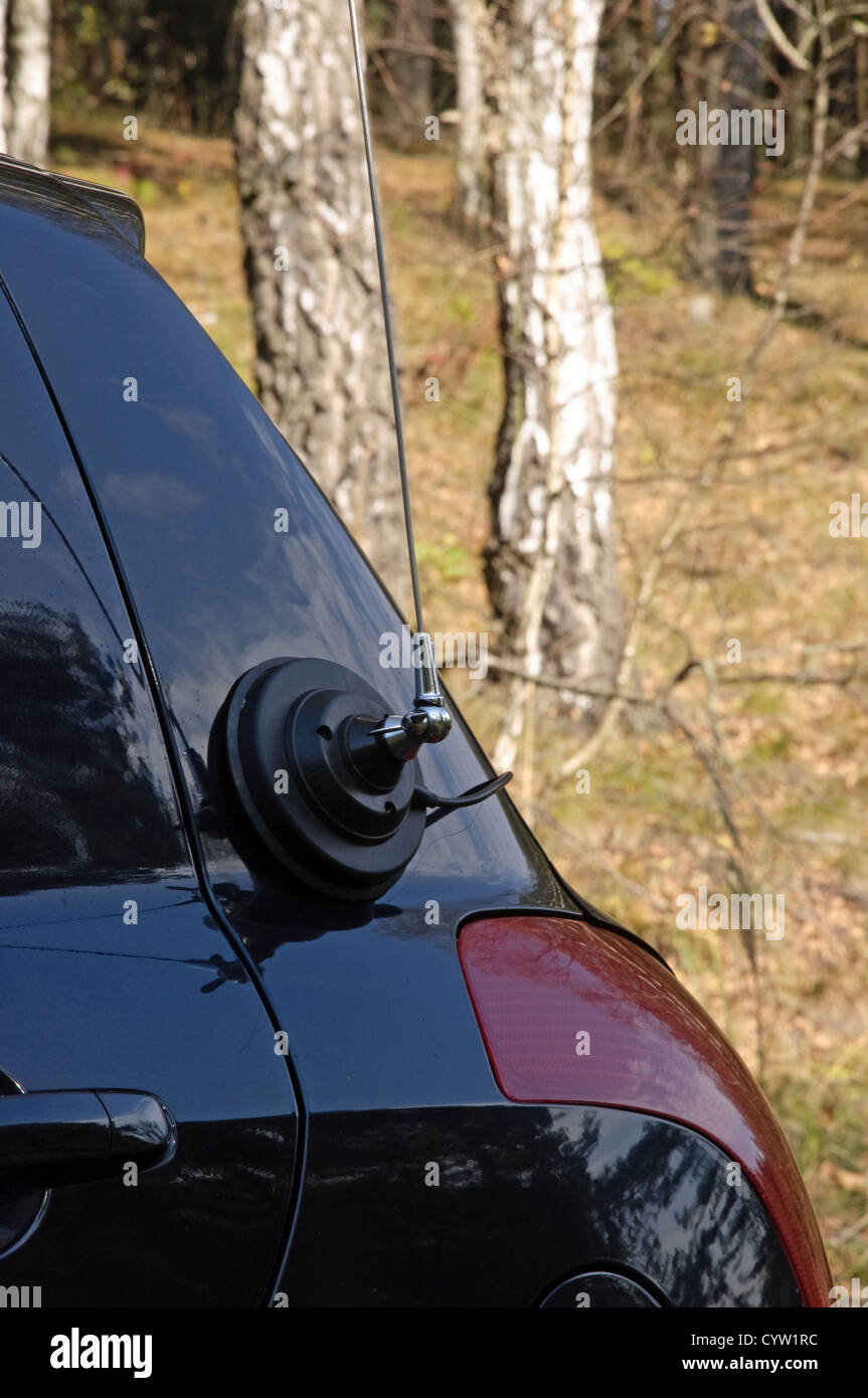 Photo of antenna on car Stock Photo Alamy