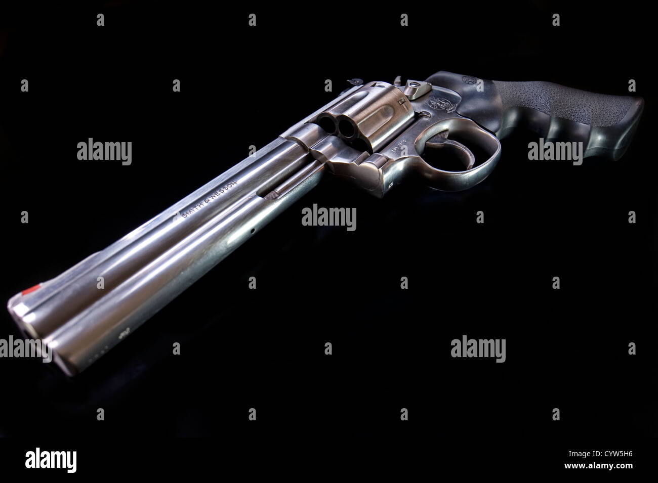Revolver Smith & Wesson 686 plus Stock Photo