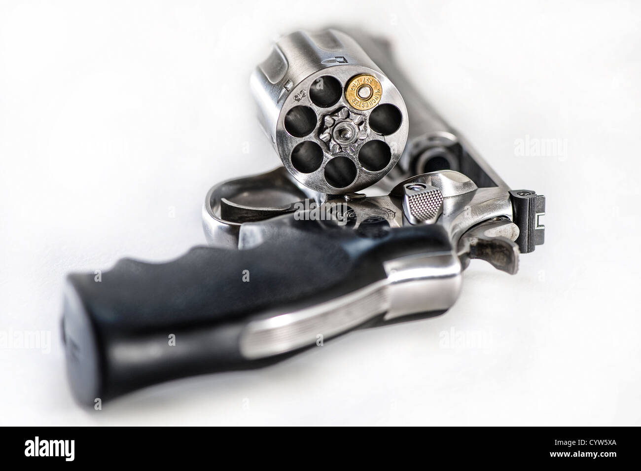 Revolver Smith & Wesson 686 plus Stock Photo
