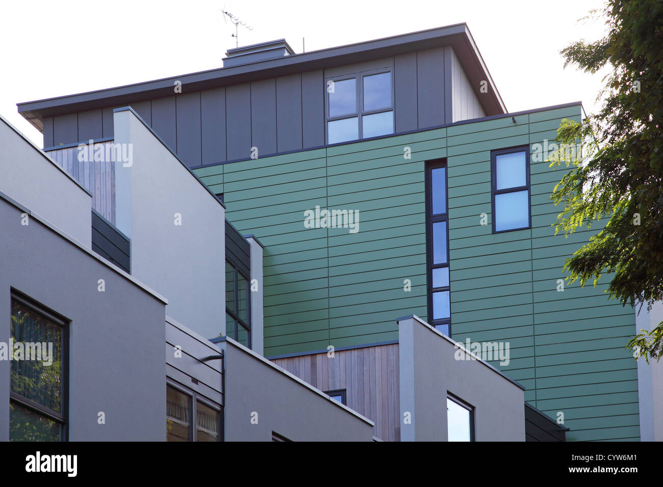 Roden Court a block of modern, luxury flats in Hornsey, north London