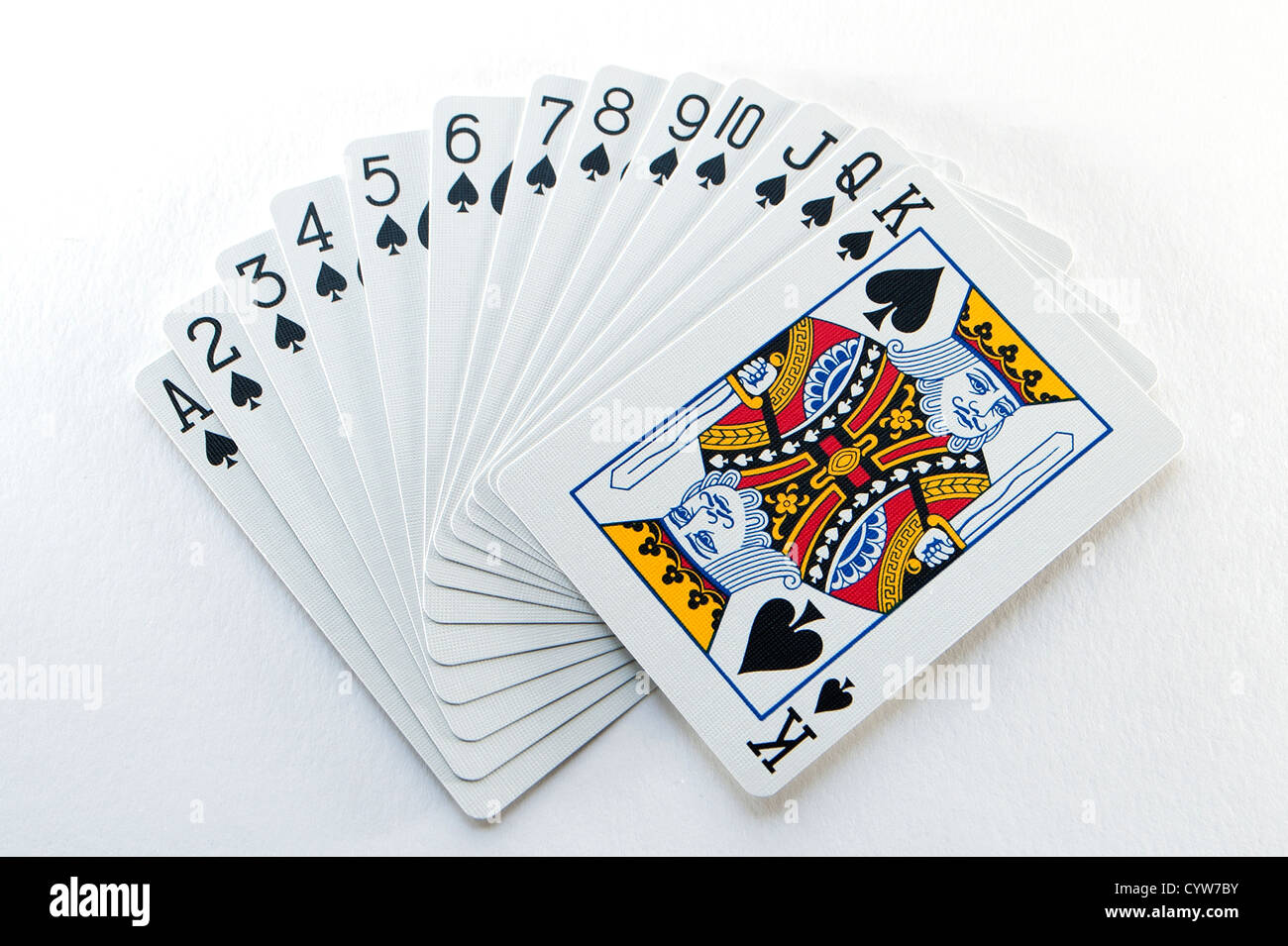 Deck of poker playing cards Stock Photo Alamy