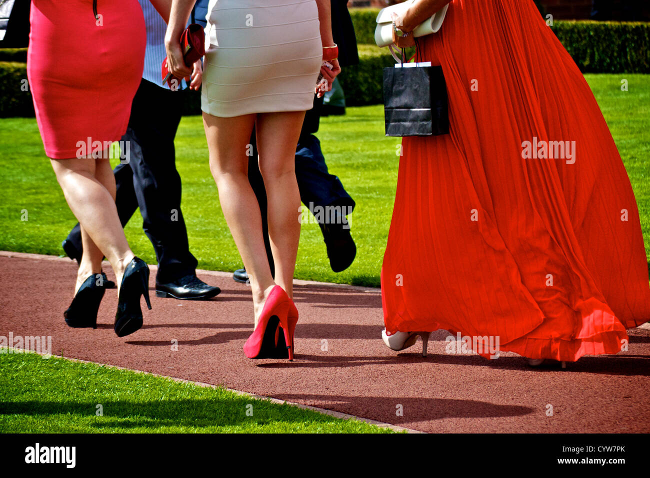Ladies Day 2012 at Chester Races, Cheshire, England Stock Photo
