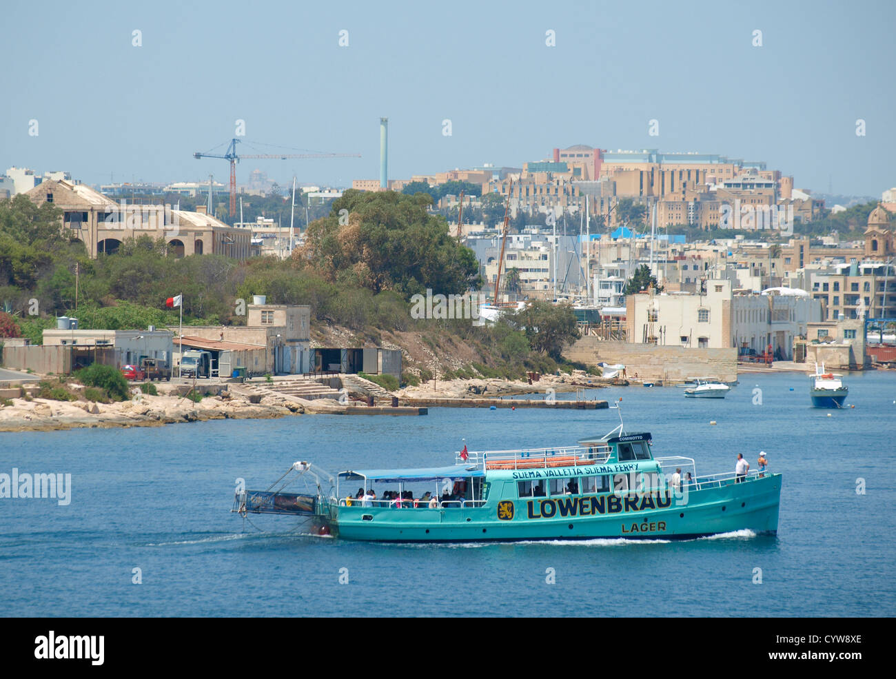 The Sliema to Valletta ferry, Malta. Stock Photo