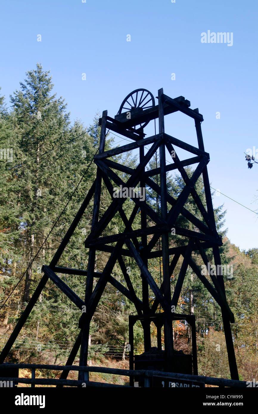 Pithead Hopewell Colliery Forest of Dean Gloucestershire England UK ...