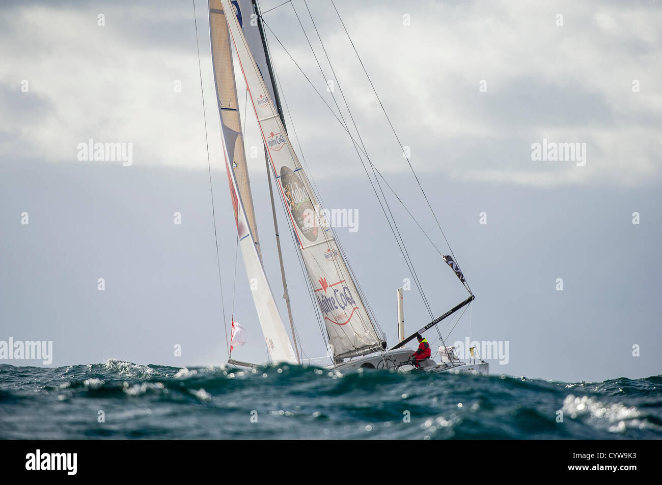 Les Sables d'Olonne (France), 10th november 2012. British sailor