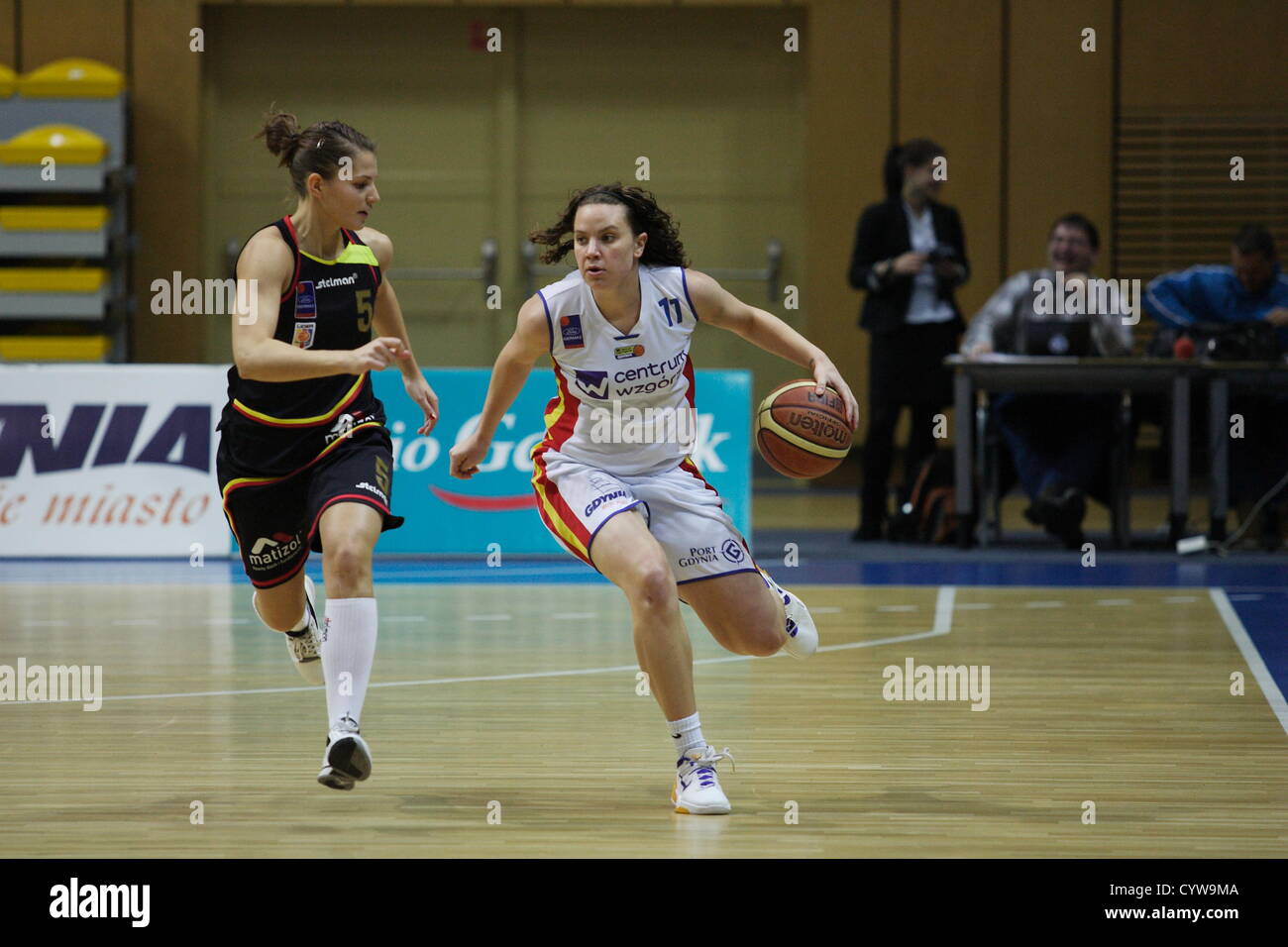 Gdynia, Poland 10th , November 2012 Basketball Polish Womens