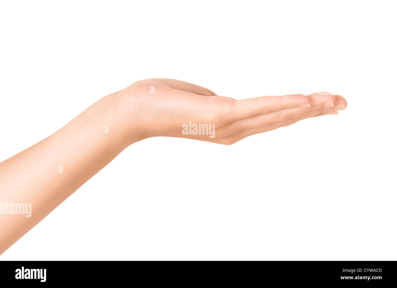 Isolated open hand on hi-res stock photography and images - Alamy