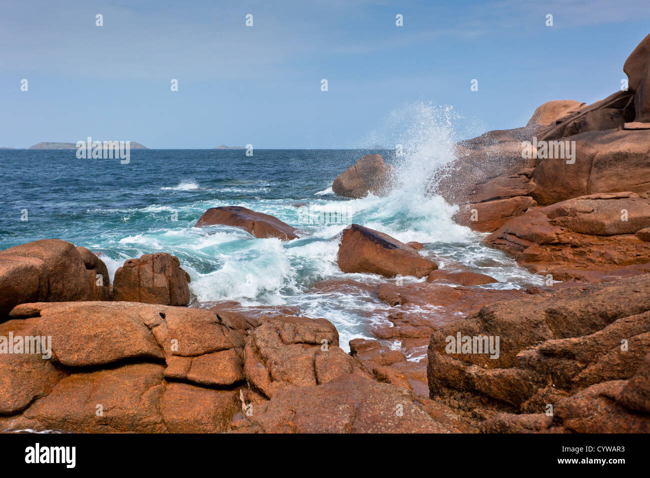 West coast of brittany rocky hi-res stock photography and images - Alamy