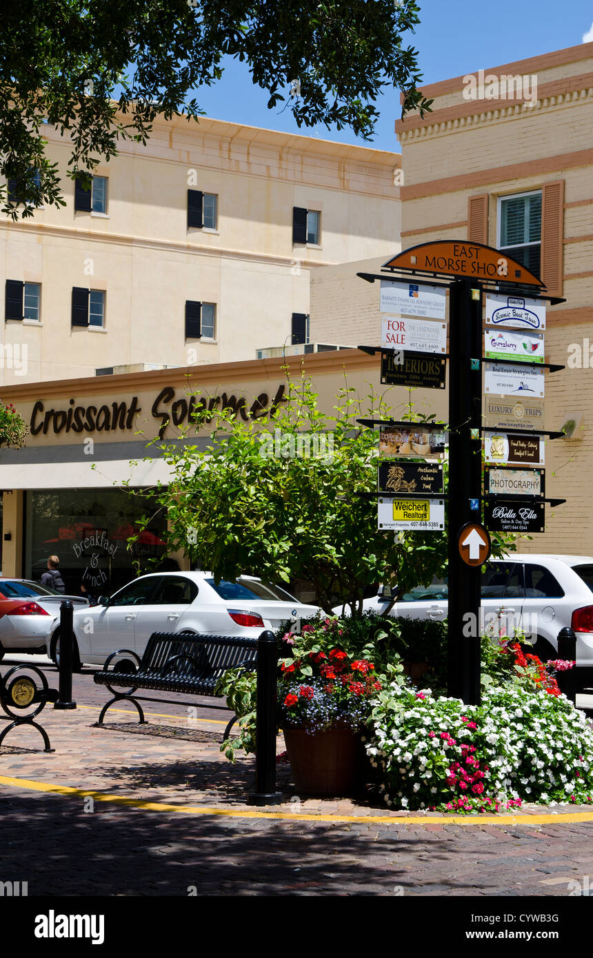 USA, Florida. Downtown Winter Park, Florida Stock Photo Alamy