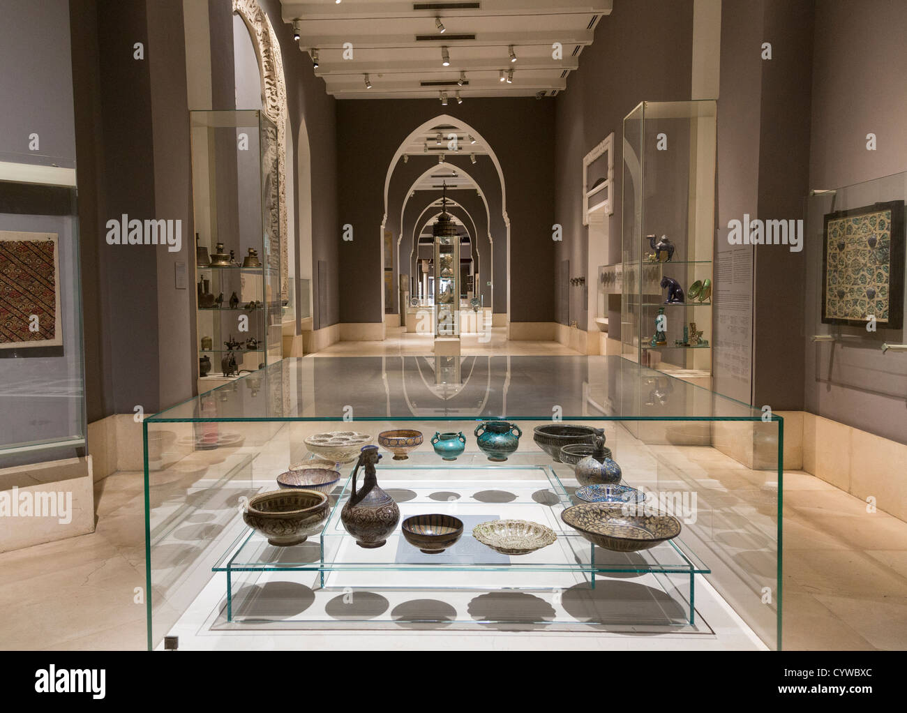 interior of the Museum of Islamic Art, Cairo, Egypt Stock Photo