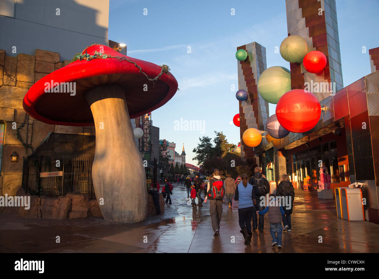 Disney Village at Disneyland Paris Stock Photo