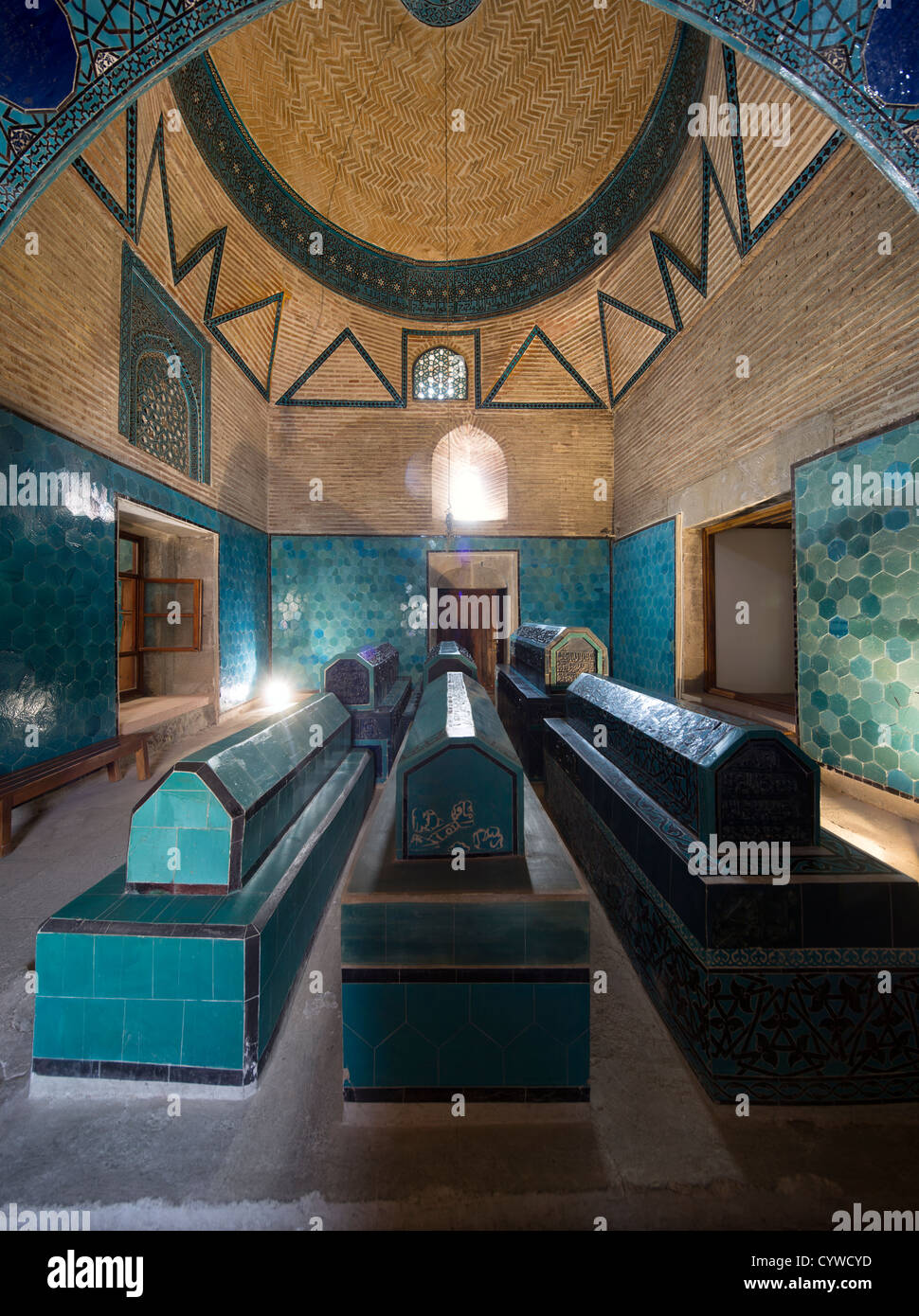 mausoleum, Sahib Ata complex, Konya, Turkey Stock Photo