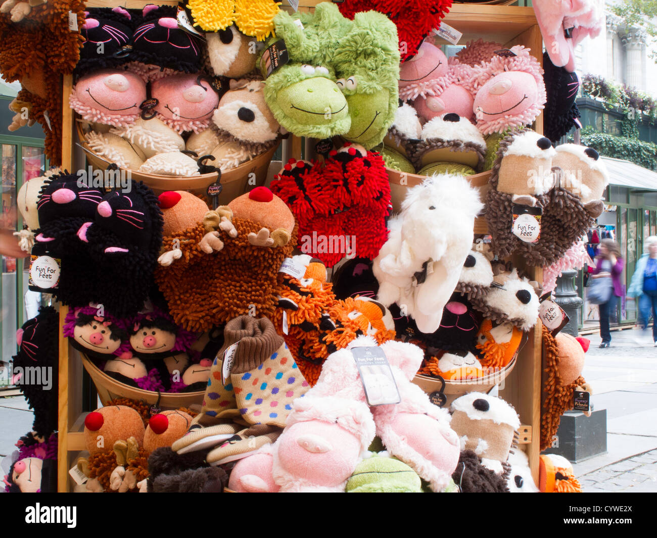 Holiday Market, Bryant Park, NYC Stock Photo