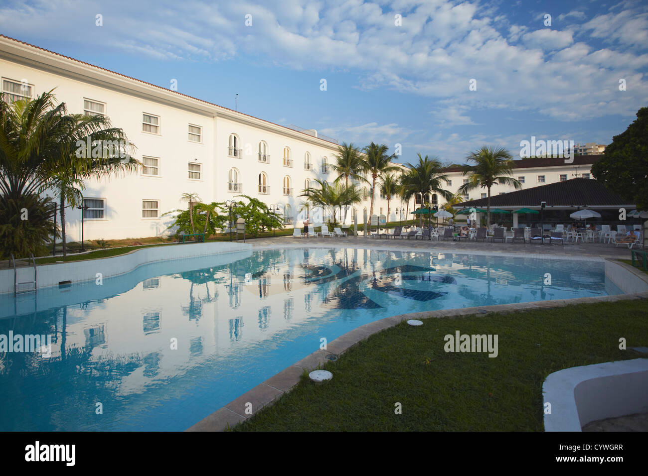 Swimming pool of Hotel Tropical, Manaus, Amazonas, Brazil Stock Photo