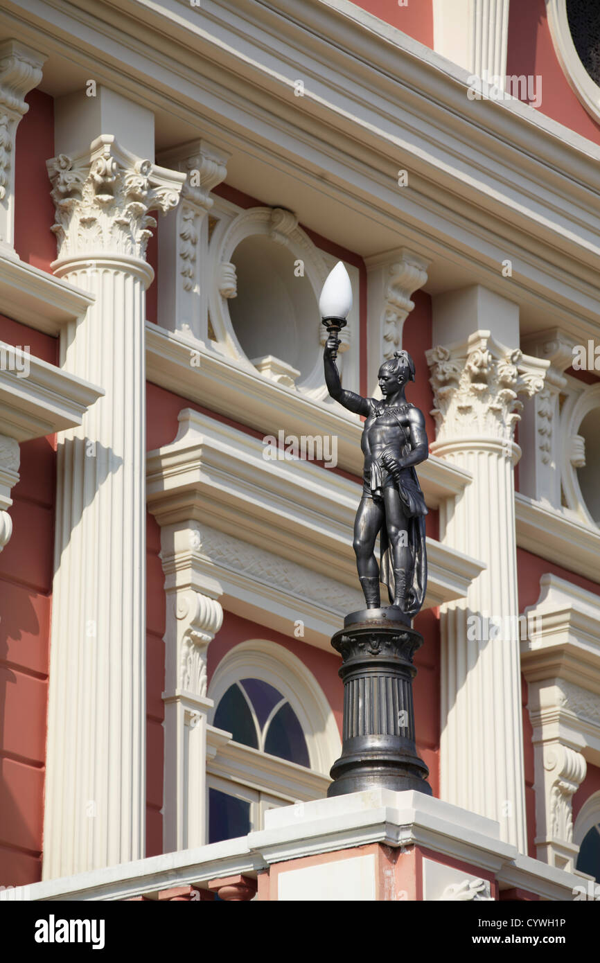 Statue outside Teatro Amazonas (Opera House), Manaus, Amazonas, Brazil