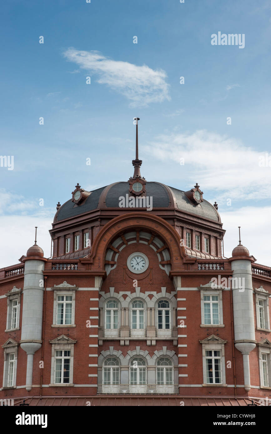 Tokyo Station Building opened on October 1 2012 after 5 years of restoration. Originally constructed in 1914. Japan. Stock Photo