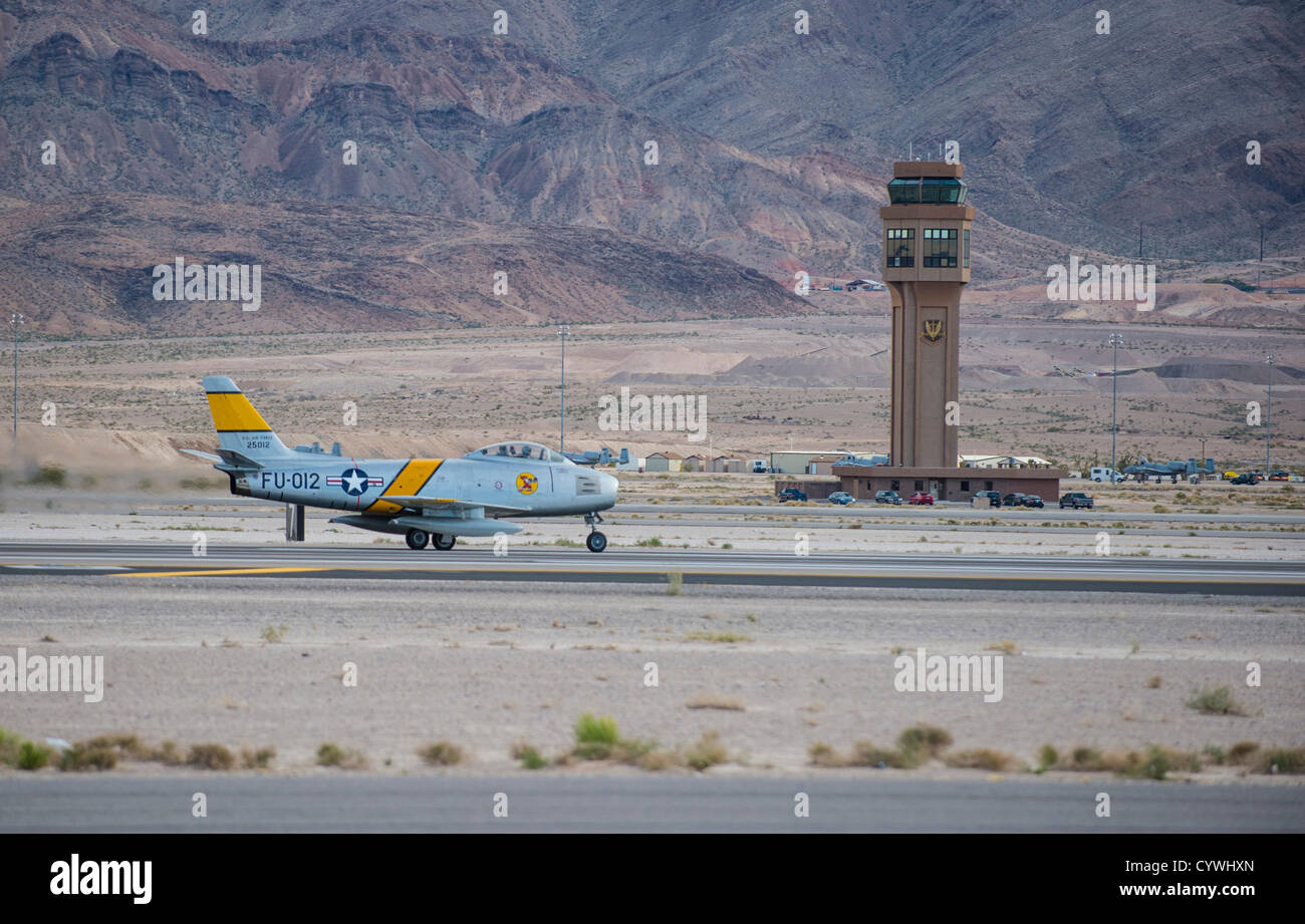 plane performing in the annual air show called Aviation Nation in Las