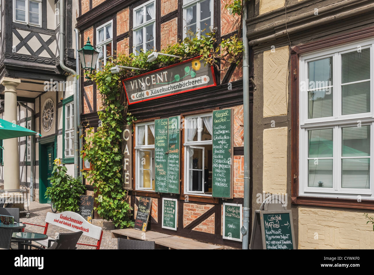 Quedlinburg cafe hires stock photography and images Alamy