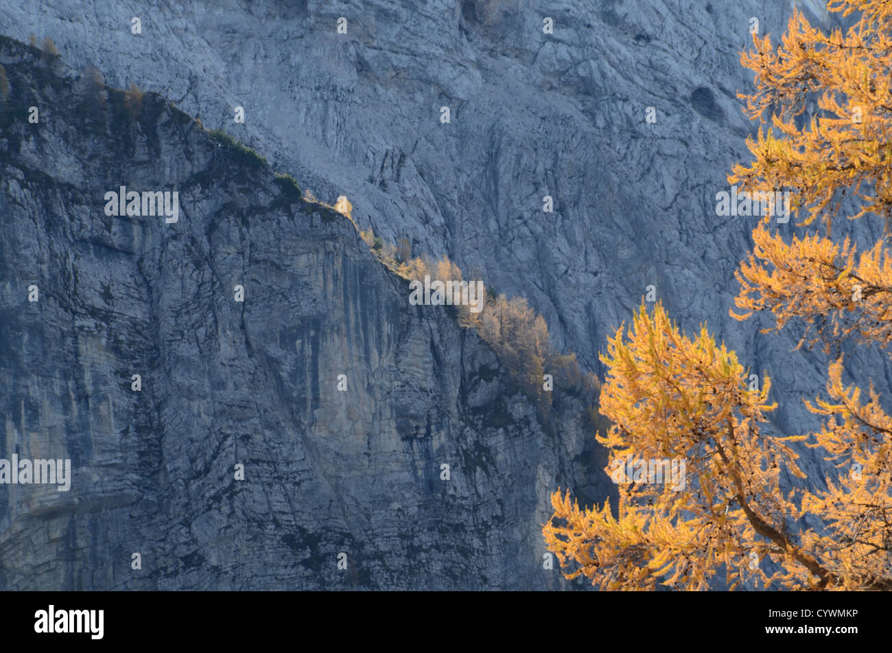 Sleme at Julian Alps, Slovenia Stock Photo