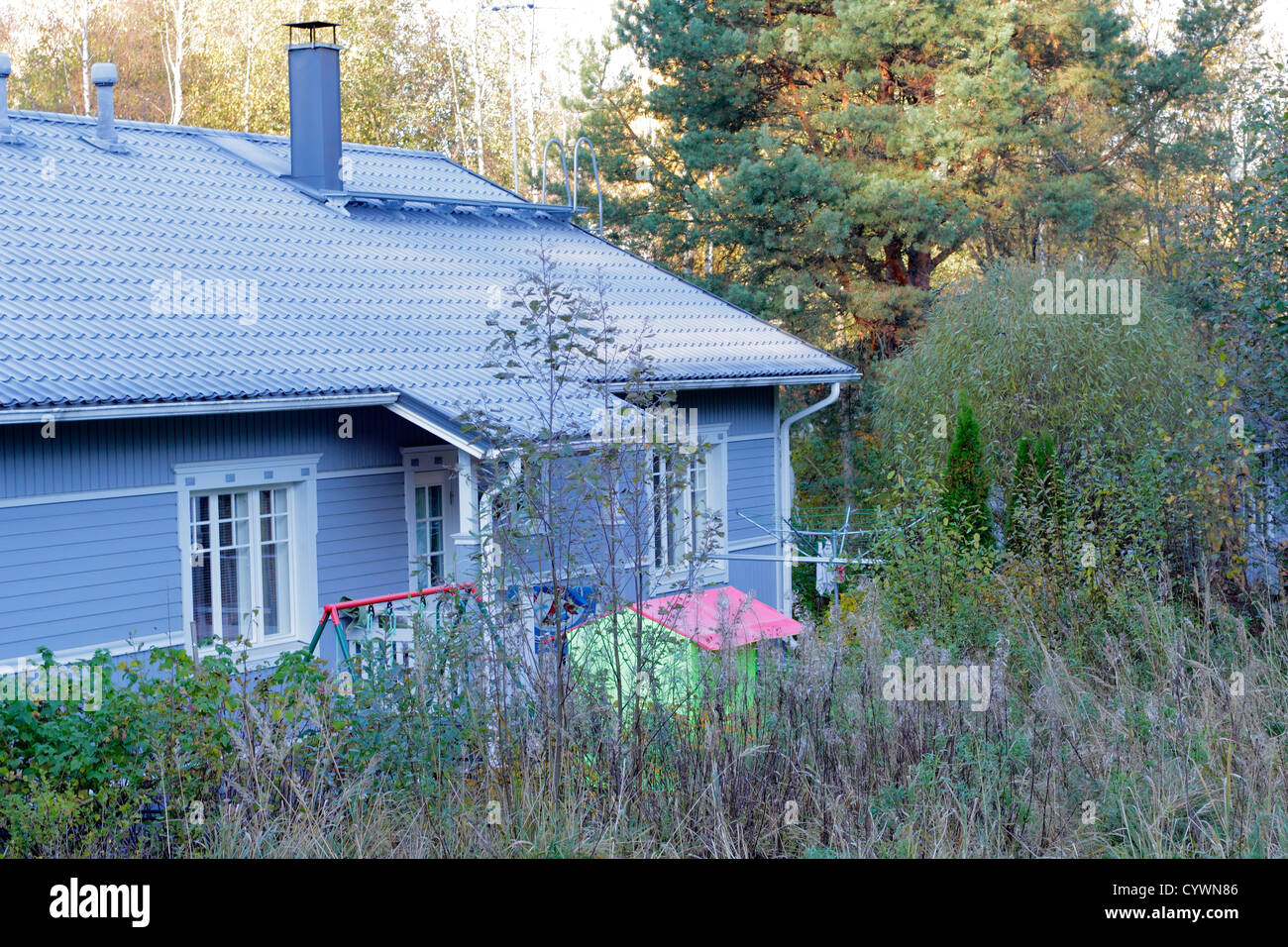House in Finland Stock Photo Alamy