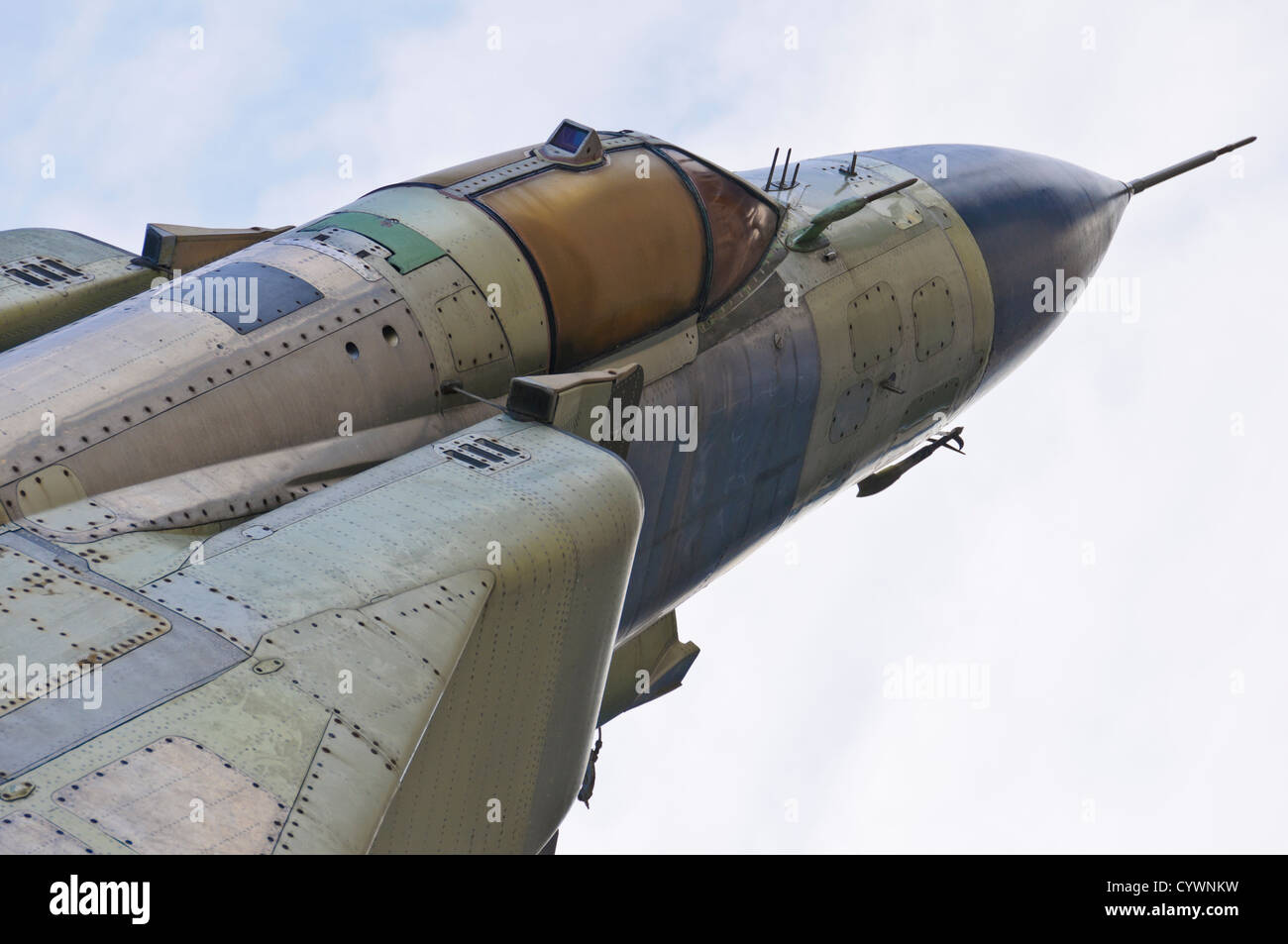 Russian fighter bomber jet aircraft MIG-23 ML Stock Photo - Alamy