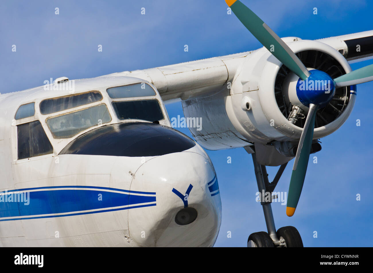 Hunting Percival, P66 Pembroke, passenger aircraft, passenger plane, vintage aircraft, classic aircraft Stock Photo