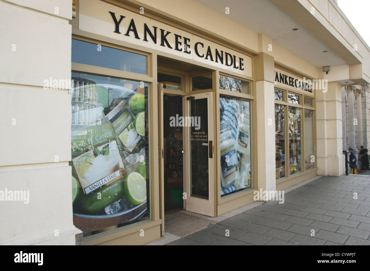 Yankee Candle retail shop Worthing West Sussex UK Stock Photo