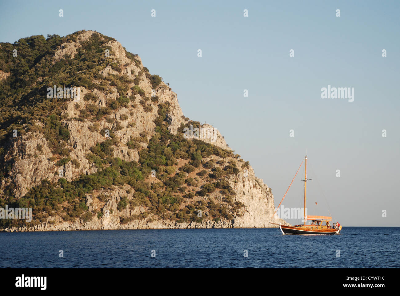 Cliffs diving into the sea near Marmaris, Turkey Stock Photo Alamy