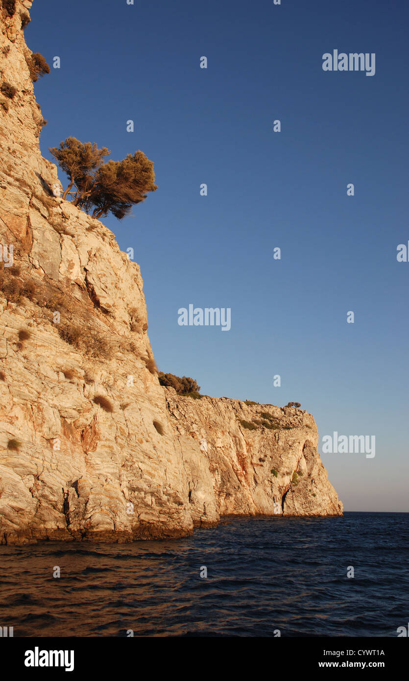 Cliffs diving into the sea near Marmaris, Turkey Stock Photo Alamy