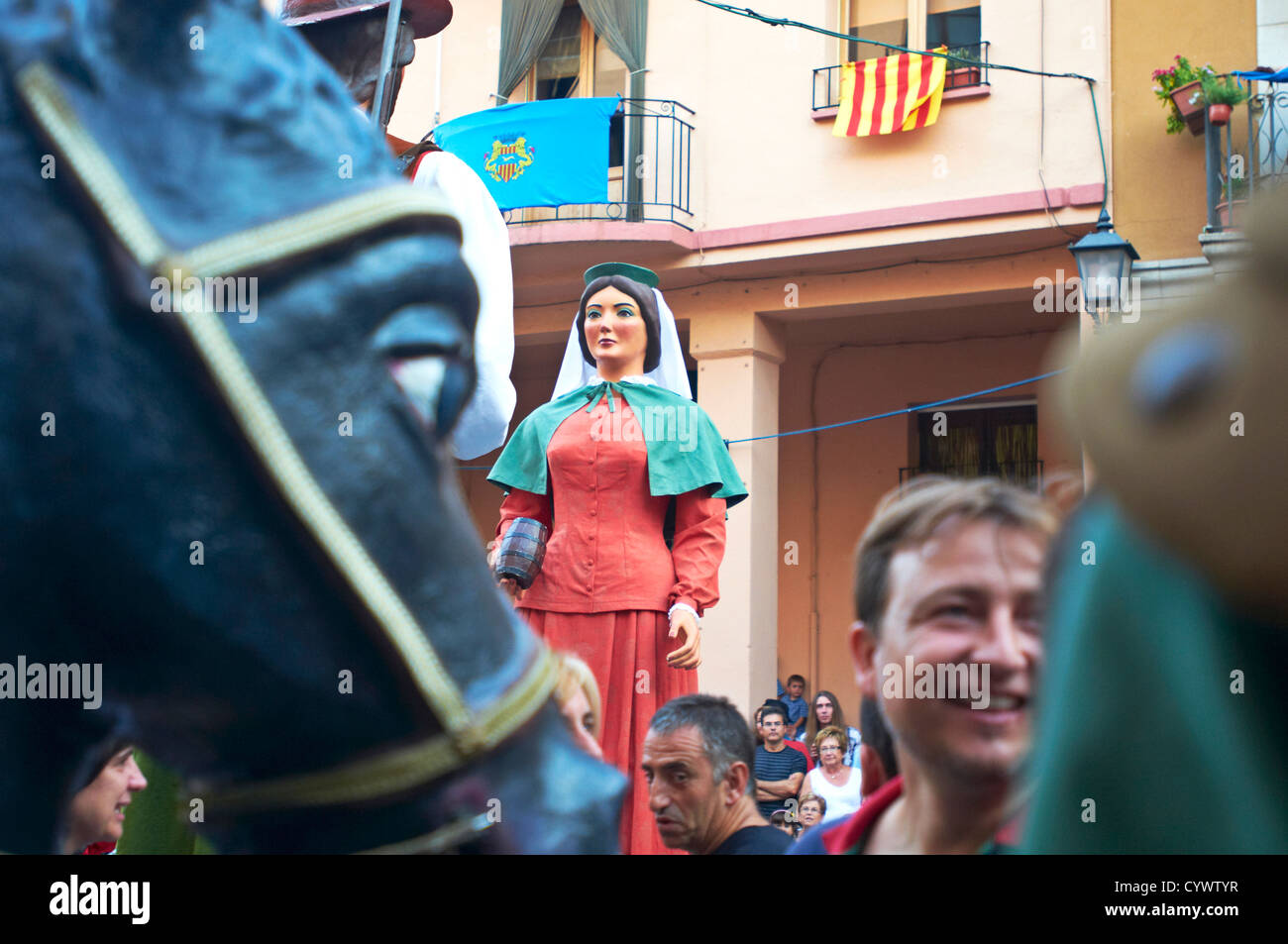 -Traditions and Festivities, Cambrils Village- Tarragona, Catalonia, Spain. Stock Photo