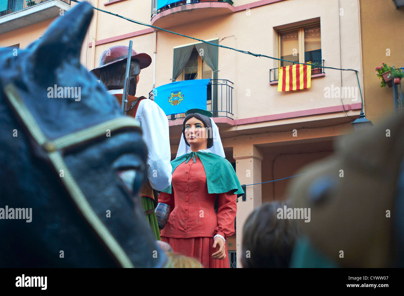 -Traditions and Festivities, Cambrils Village- Tarragona, Catalonia, Spain. Stock Photo