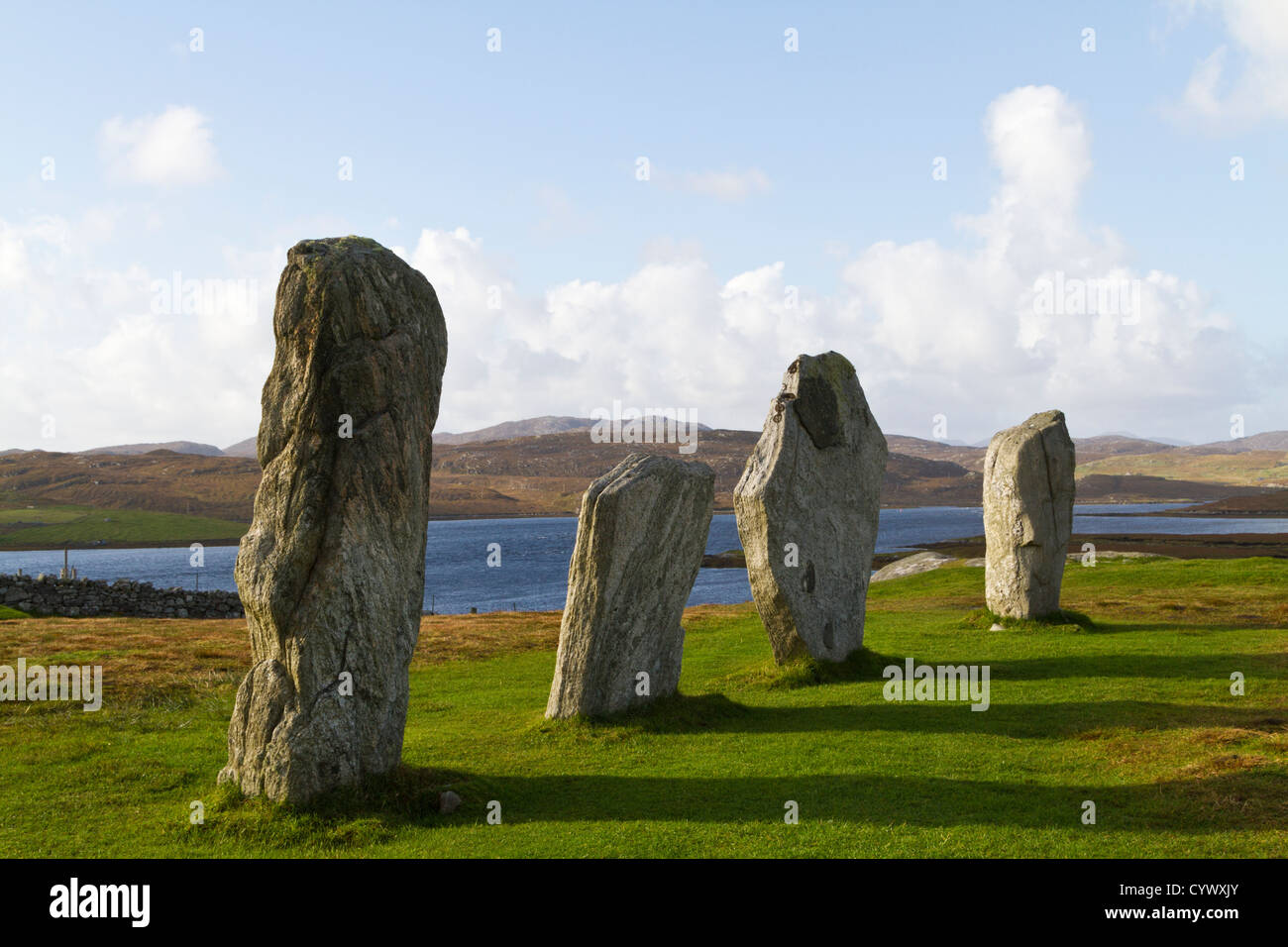 The Standing Stones of Callanish (Calanais) on the Island of Lewis in