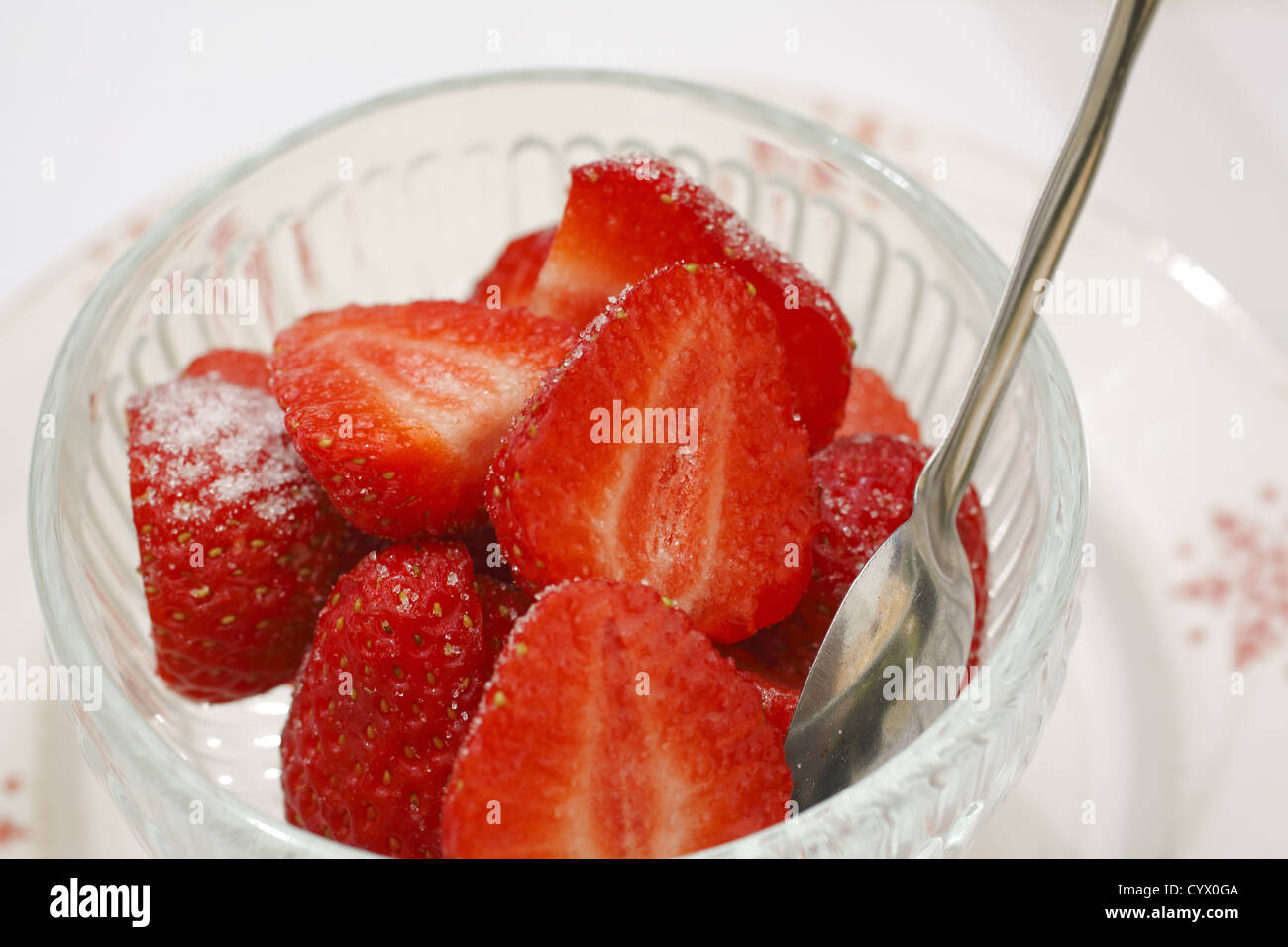 Sugar strawberry bowl hi-res stock photography and images - Alamy