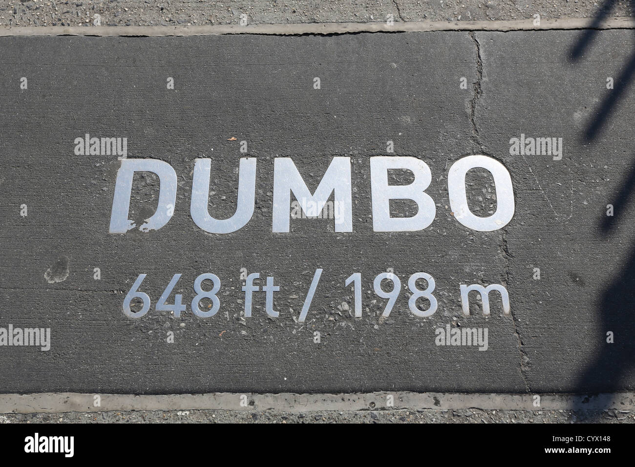 Dumbo, an acronym for Down Under the Manhattan Bridge Overpass neighborhood in the New York City