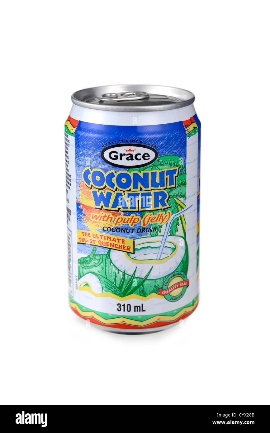 Coconut Water, Can Stock Photo