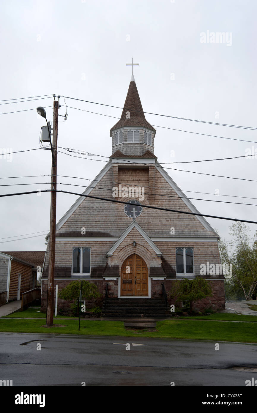 Church in Alexandria Bay, New York, United States Stock Photo