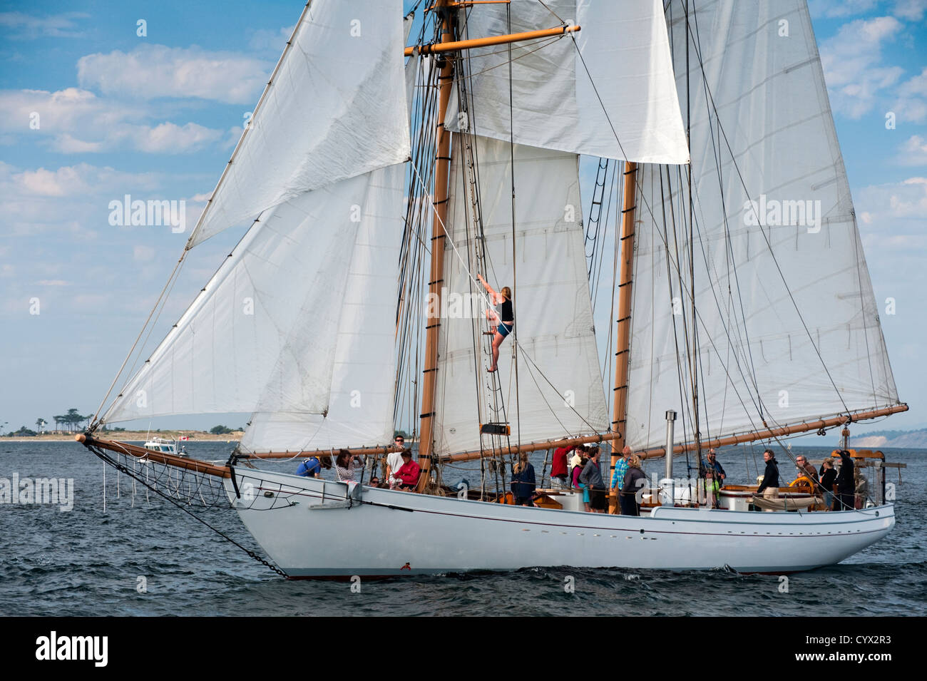 Classic wooden sailboats converge on the historic city of Port Townsend
