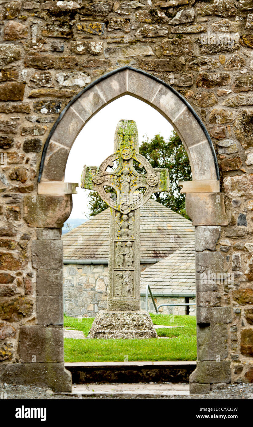 Clonmacnoise High Cross Stock Photo
