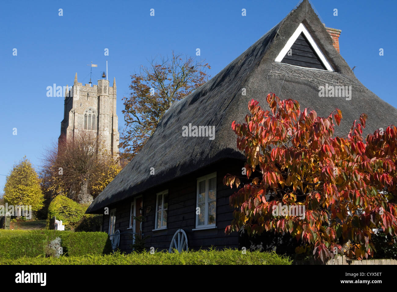 monks eleigh suffolk village england uk gb Stock Photo Alamy