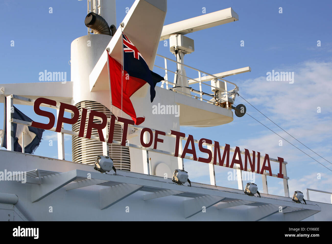 The Spirit of Tasmania, the only ferry link with the mainland. Devonport, Tasmania, Australia. Stock Photo